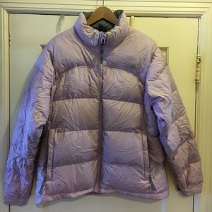 Women’s Lilac North Face Puffer XL